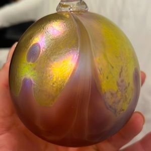 Handmade glass blown ornaments